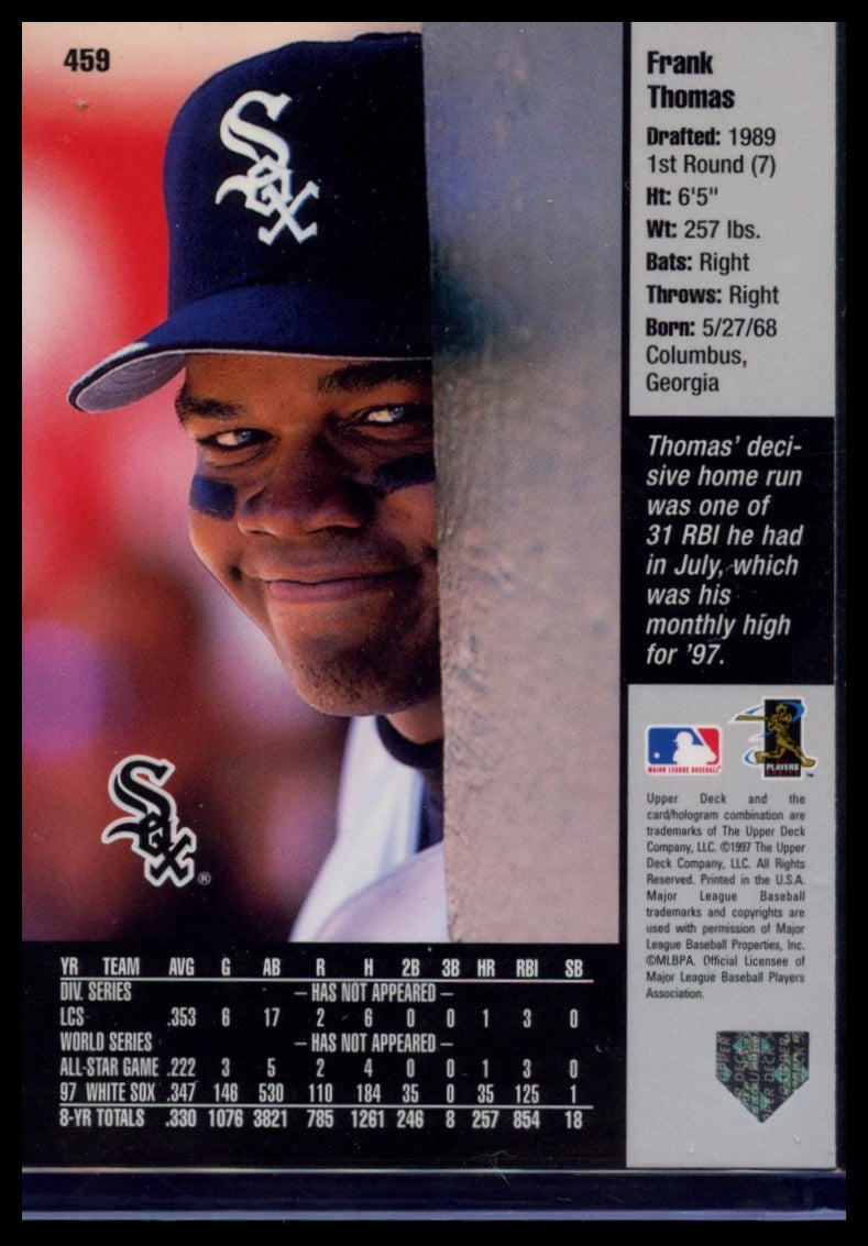 1998 Upper Deck #459 Frank Thomas