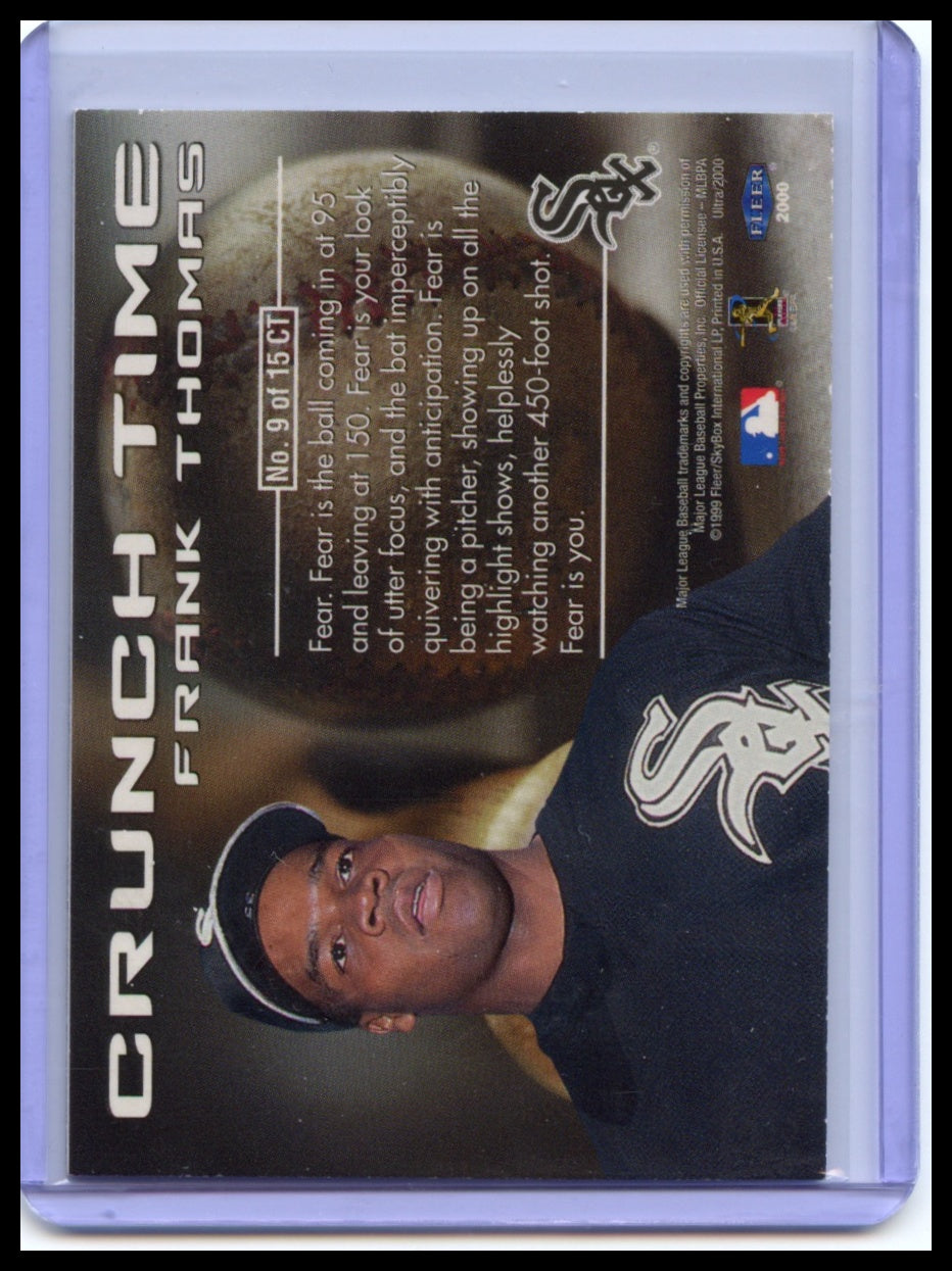 2000 Ultra #9 CT Frank Thomas Crunch Time