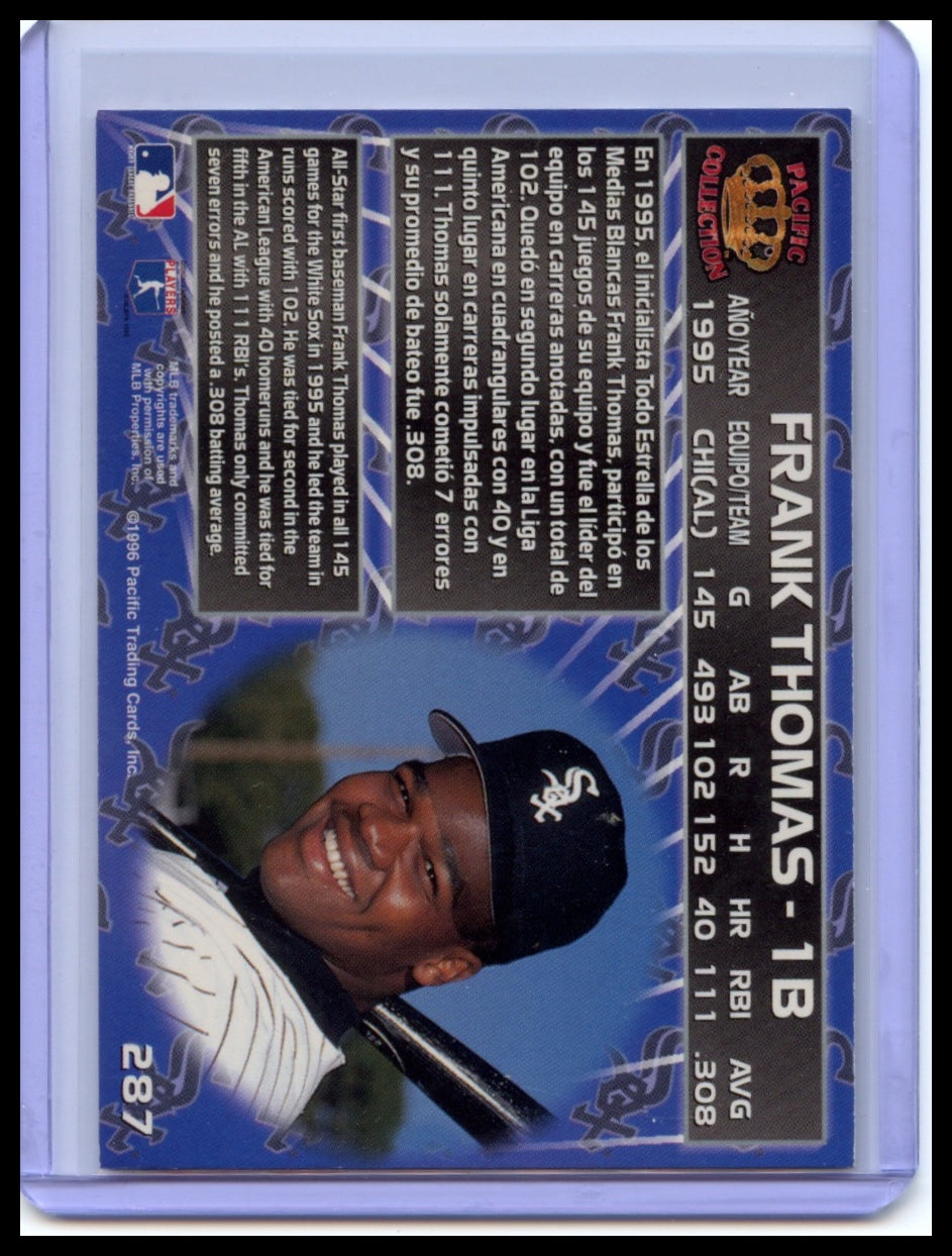 1996 Pacific Crown Collection #287 Frank Thomas