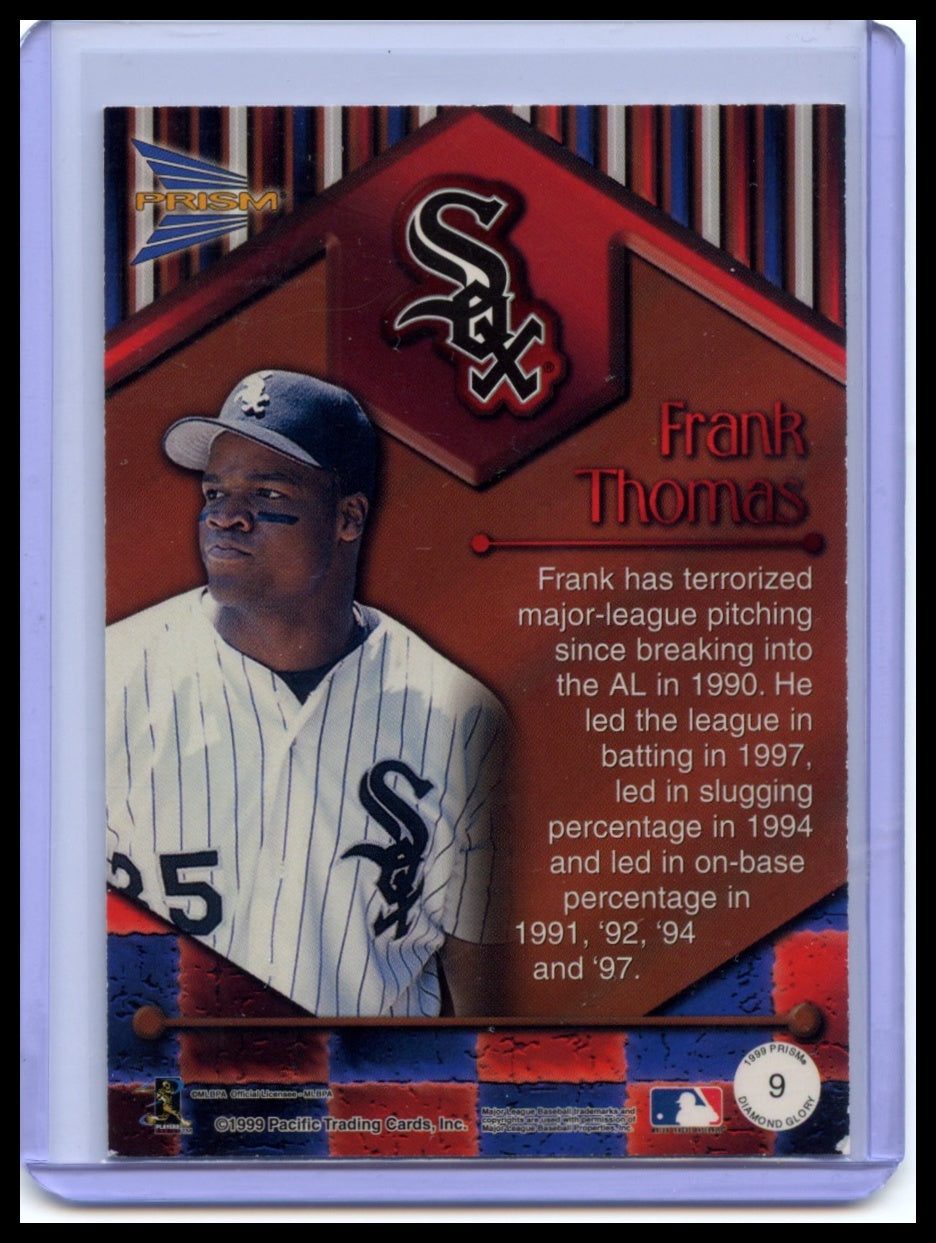 1999 Pacific Prism #9 Frank Thomas Diamond Glory