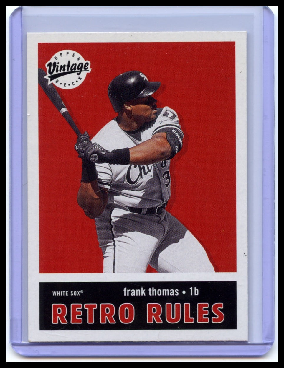 2001 Upper Deck Vintage #R2 Frank Thomas Retro Rules