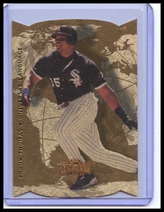 1998 Metal Universe #2 UL Frank Thomas Universal Language