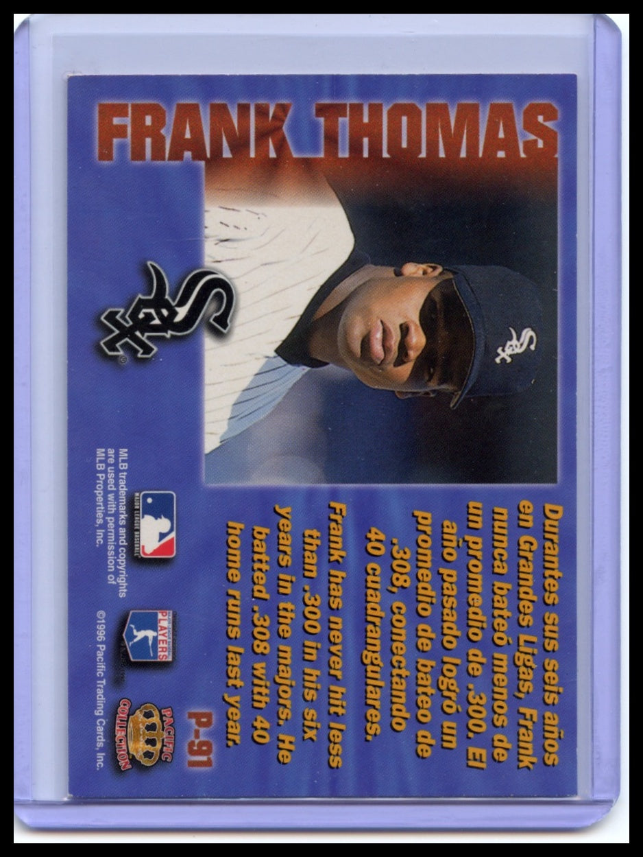 1996 Pacific Prism #P-91 Frank Thomas