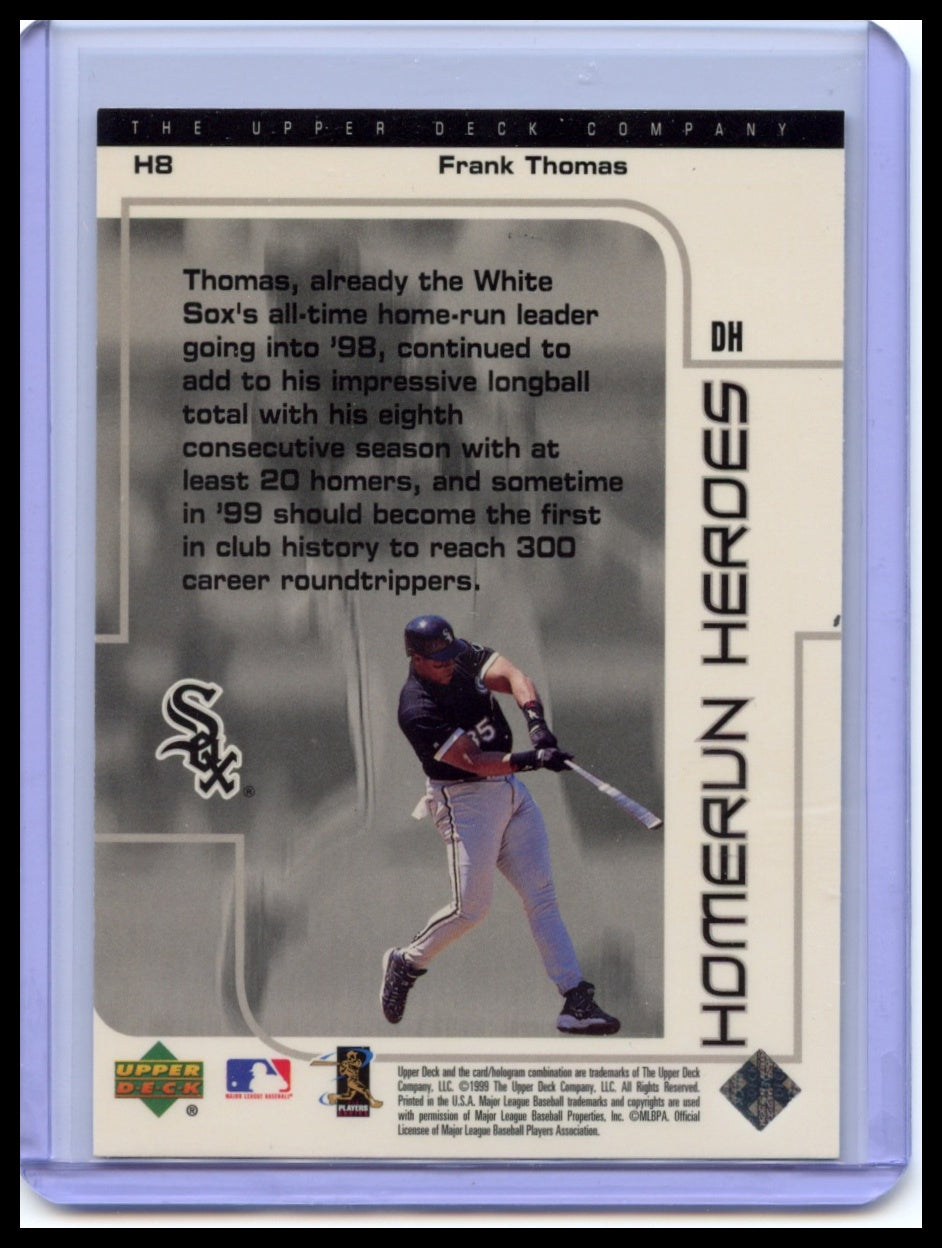 1999 UD Choice #H8 Frank Thomas Homerun Heroes