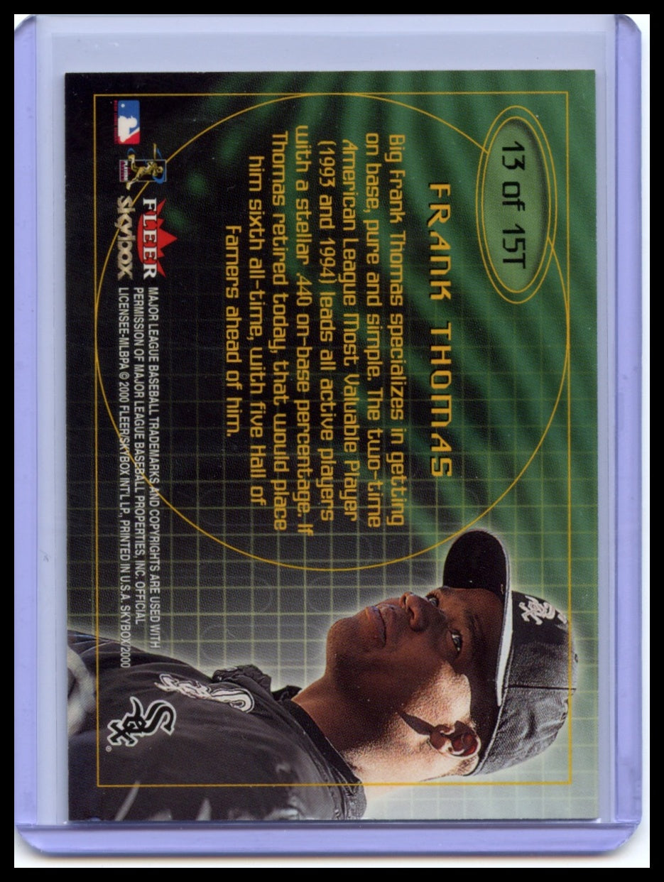 2000 SkyBox #13T Frank Thomas Technique