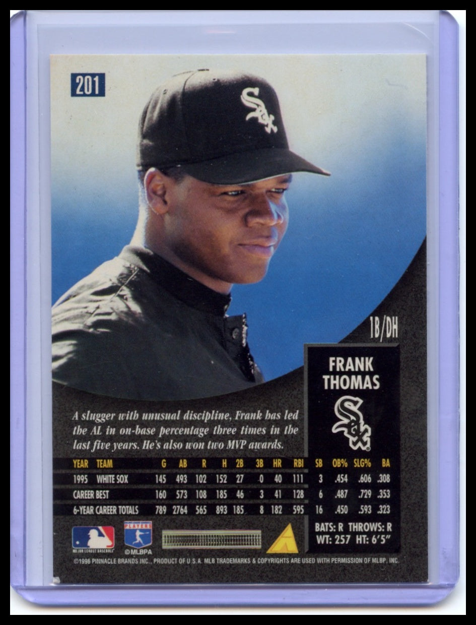 1996 Pinnacle #201 Frank Thomas