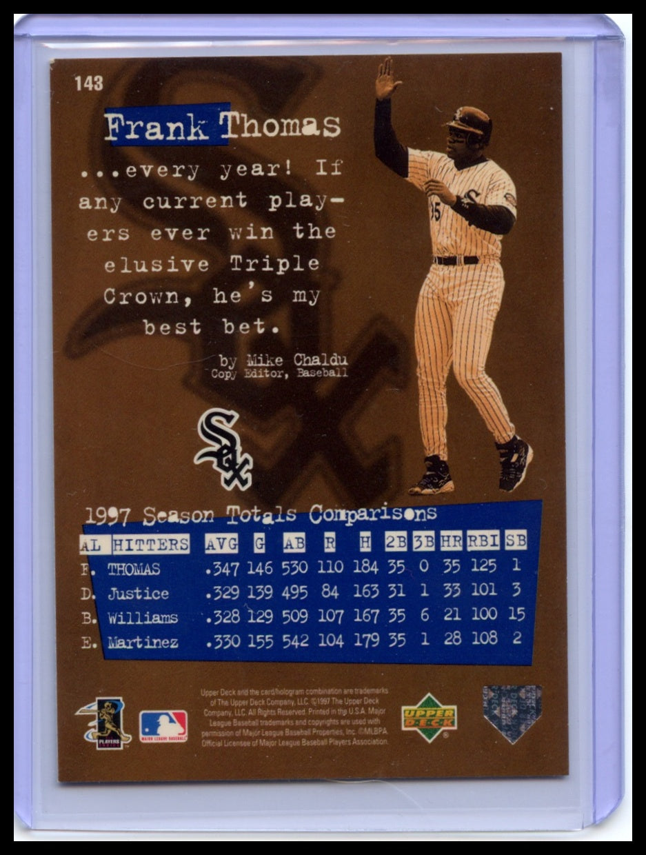 1998 Upper Deck #143 Frank Thomas