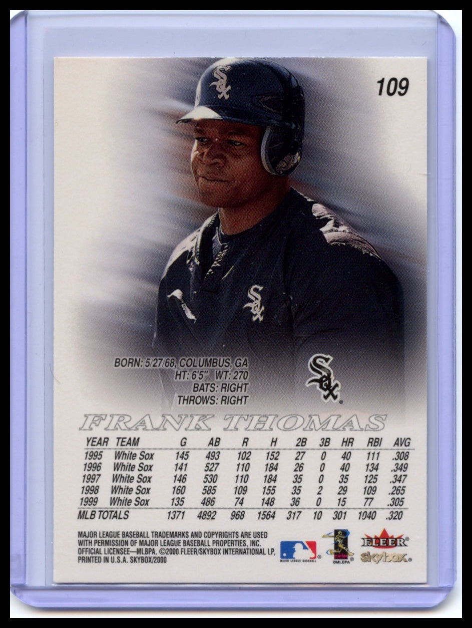 2000 SkyBox #109 Frank Thomas