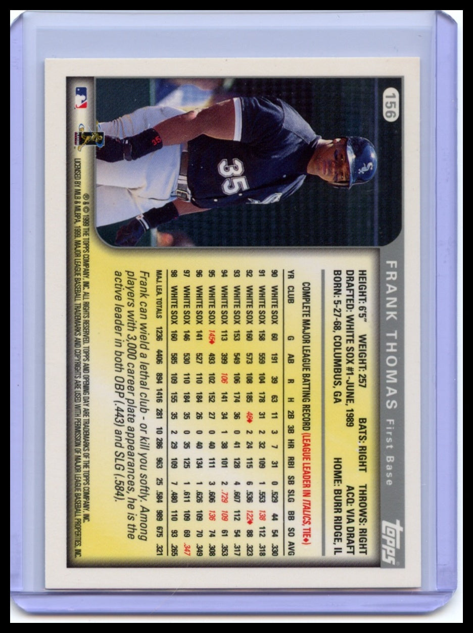 1999 Topps #NNO Frank Thomas MVP Promotion