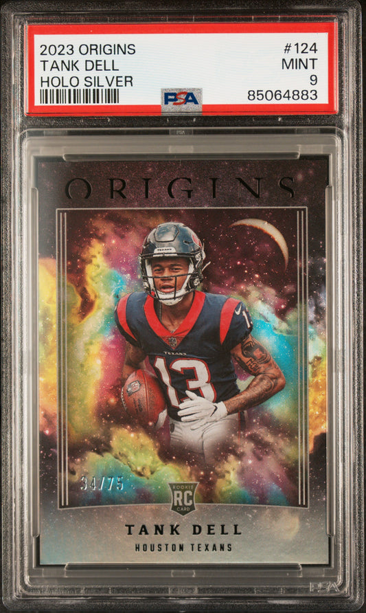 2023 Panini Origins #124 Tank Dell Holo Silver PSA 9