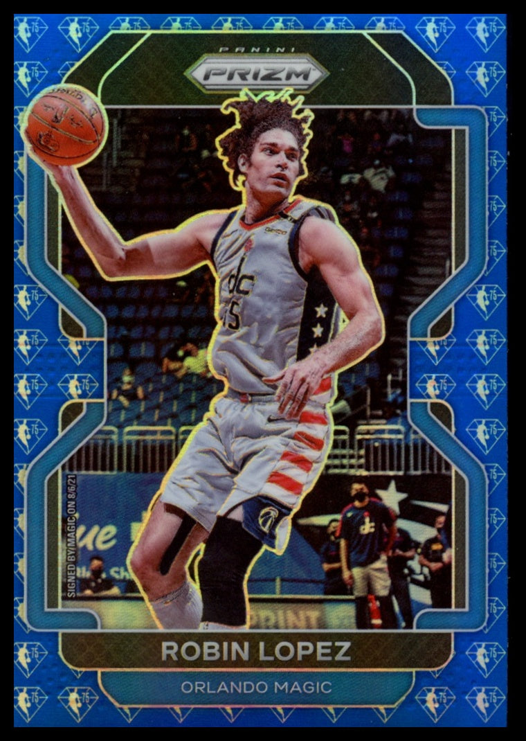 2021-22 Panini Prizm #34 Robin Lopez NBA 75th Anniversary