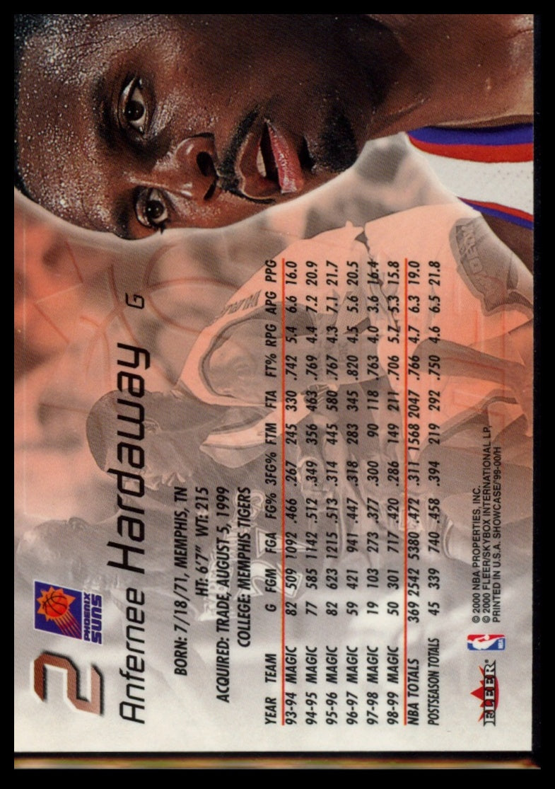 1999-00 Flair Showcase #2 Anfernee Hardaway