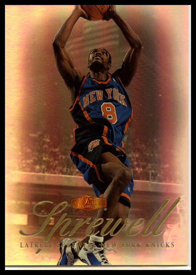 1999-00 Flair Showcase #98 Latrell Sprewell