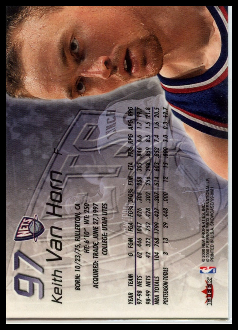 1999-00 Flair Showcase #97 Keith Van Horn