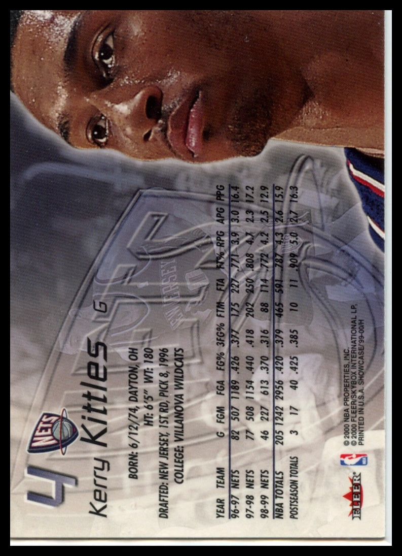 1999-00 Flair Showcase #4 Kerry Kittles