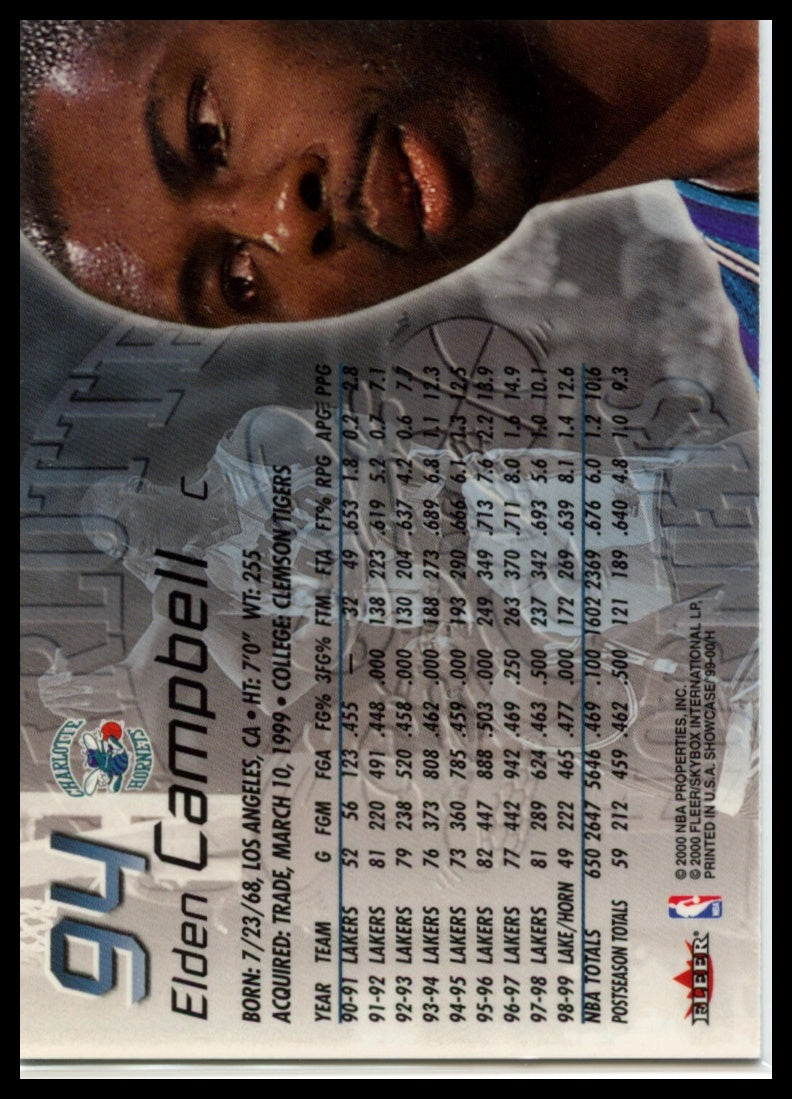 1999-00 Flair Showcase #94 Elden Campbell