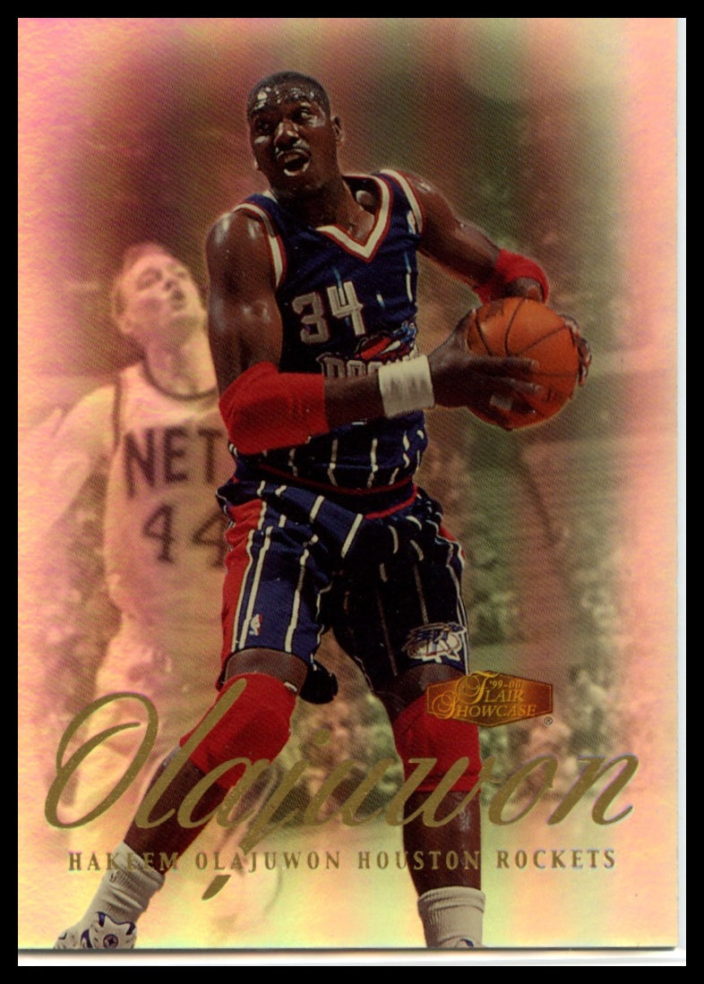 1999-00 Flair Showcase #17 Hakeem Olajuwon