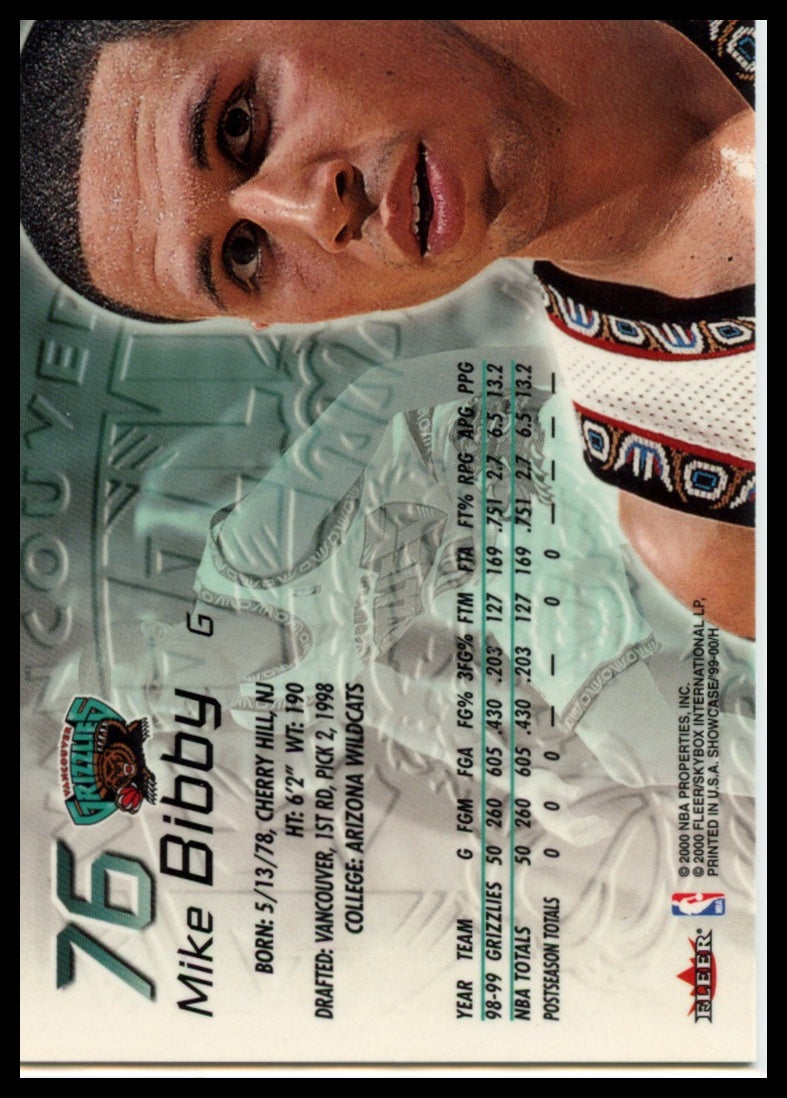 1999-00 Flair Showcase #76 Mike Bibby