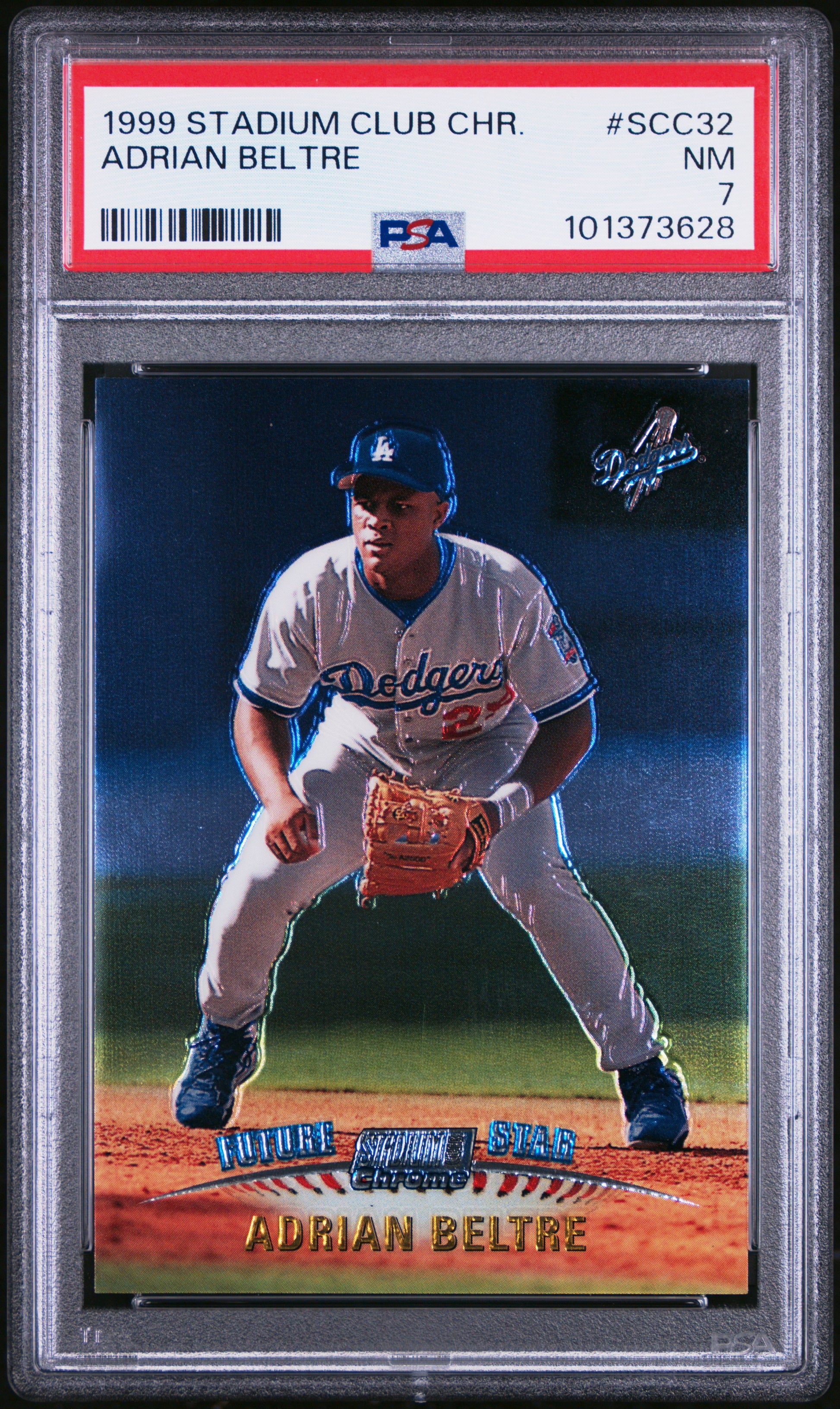 1999 Stadium Club Chrome #SCC32 Adrian Beltre PSA 7