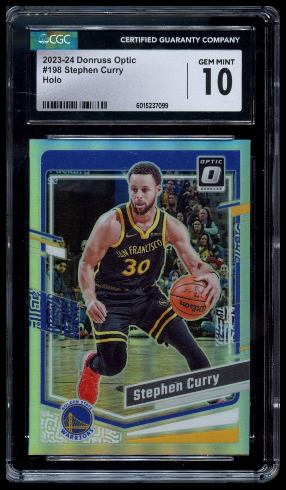 2023-24 Donruss Optic #198 Stephen Curry Holo CGC 10