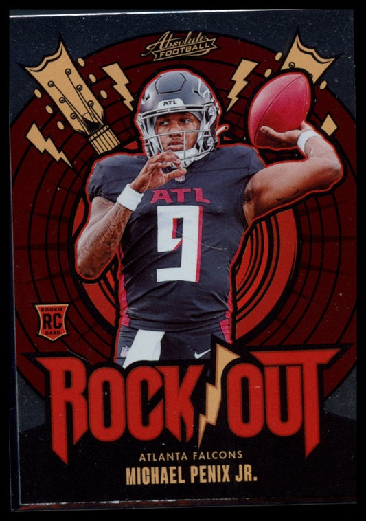 2024 Panini Absolute #RO-MPJ Michael Penix Jr. Rock Out