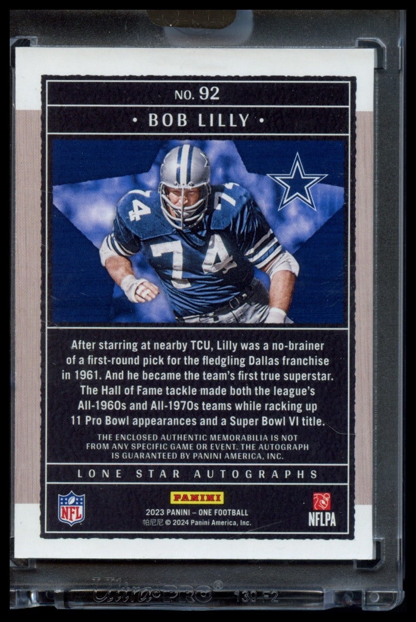 2023 Panini One #92 Bob Lilly #/49