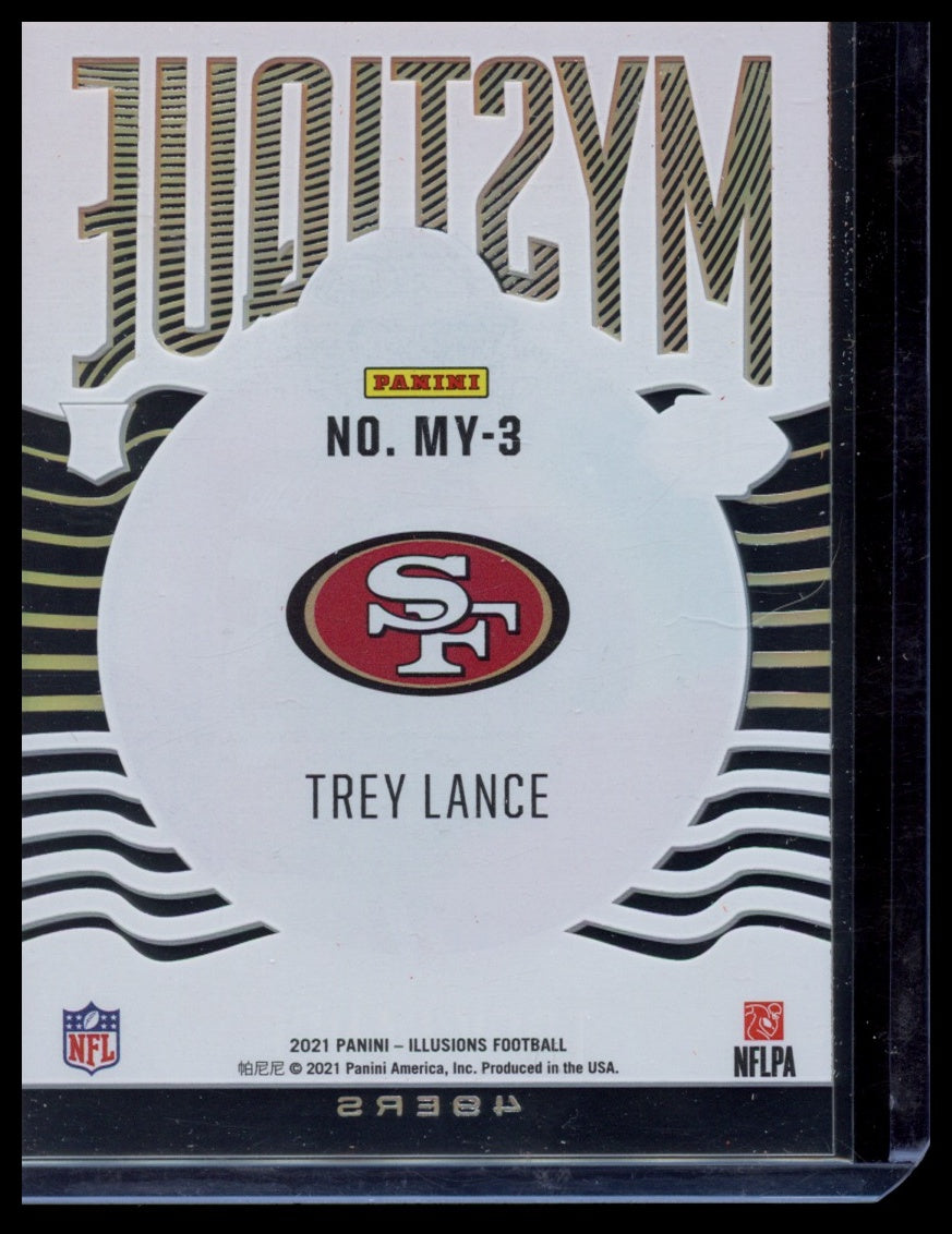 2021 Panini Illusions #MY-3 Trey Lance Mystique Orange