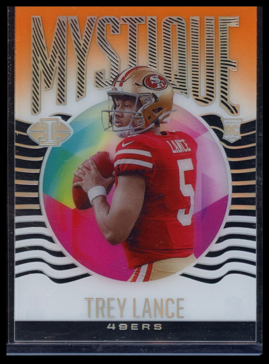 2021 Panini Illusions #MY-3 Trey Lance Mystique Orange