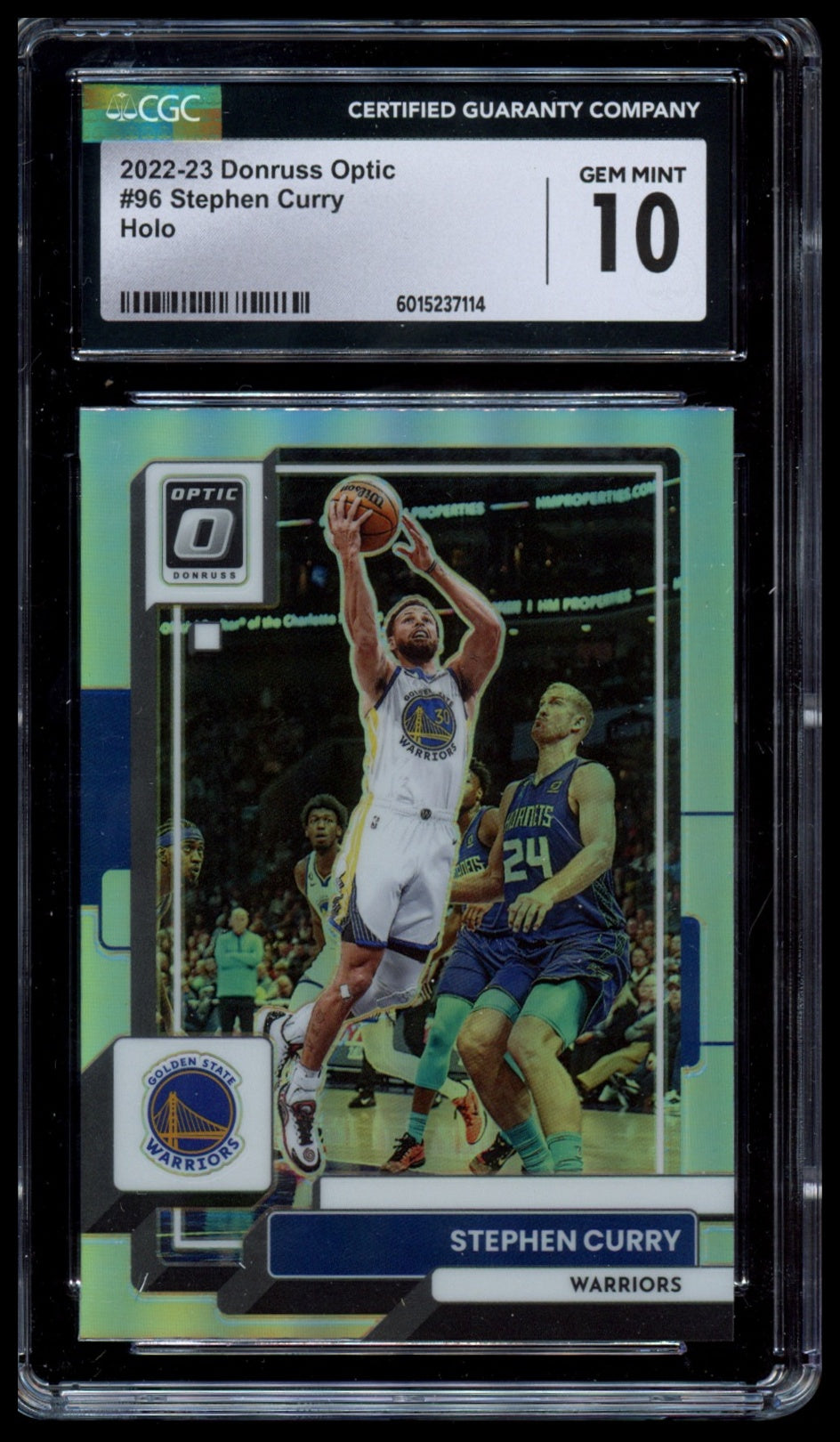 2022-23 Donruss Optic #96 Stephen Curry Holo CGC 10