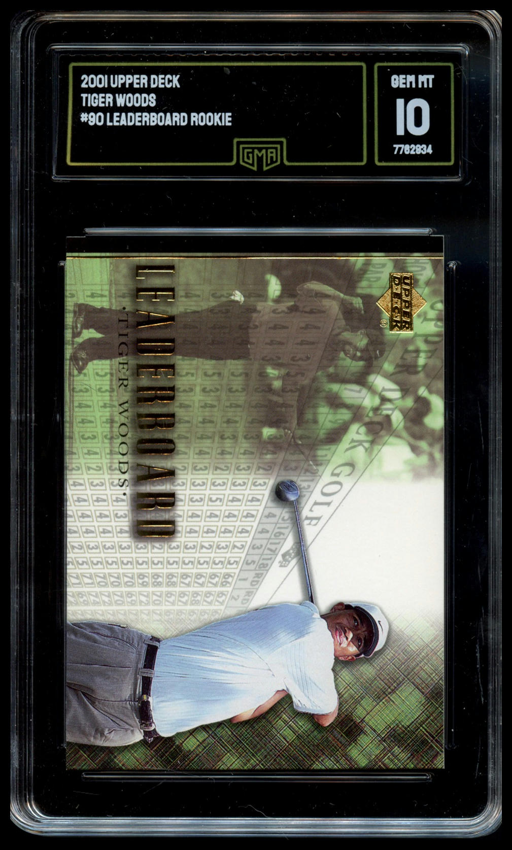 2001 Upper Deck #90 Tiger Woods GMA 10