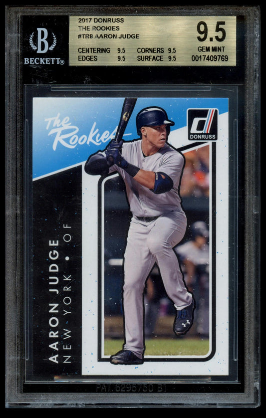 2017 Donruss #TR-8 Aaron Judge The Rookies BGS 9.5